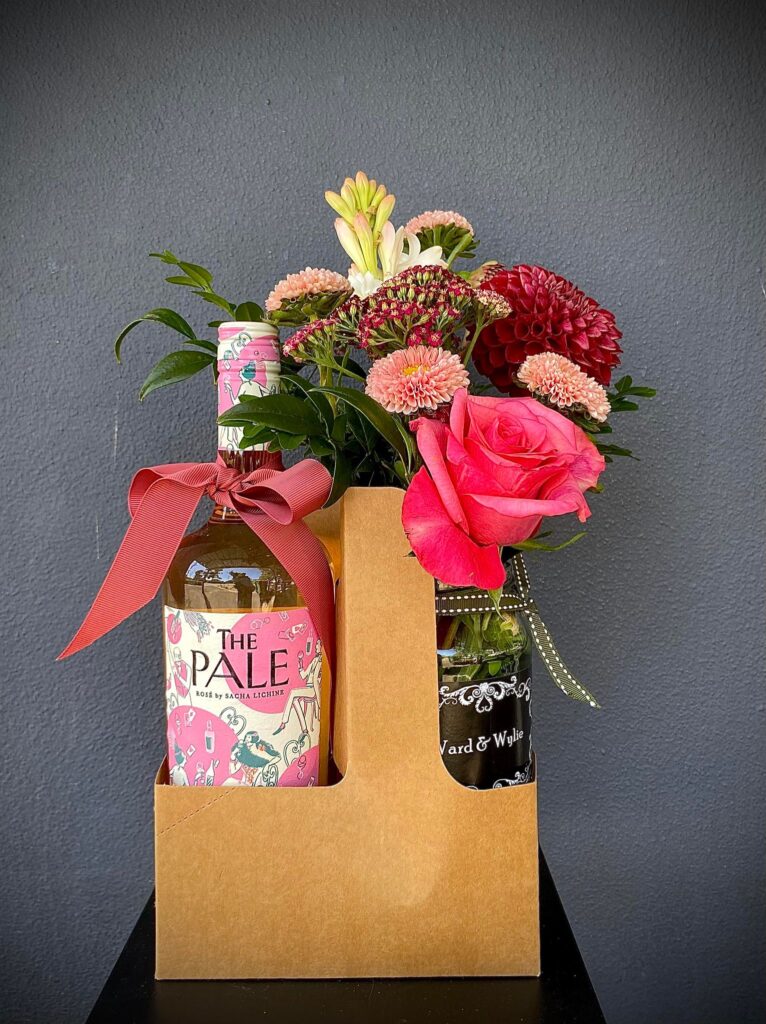 Valentine’s Flower Jar & French rosé pack $80 (Jar only $40)